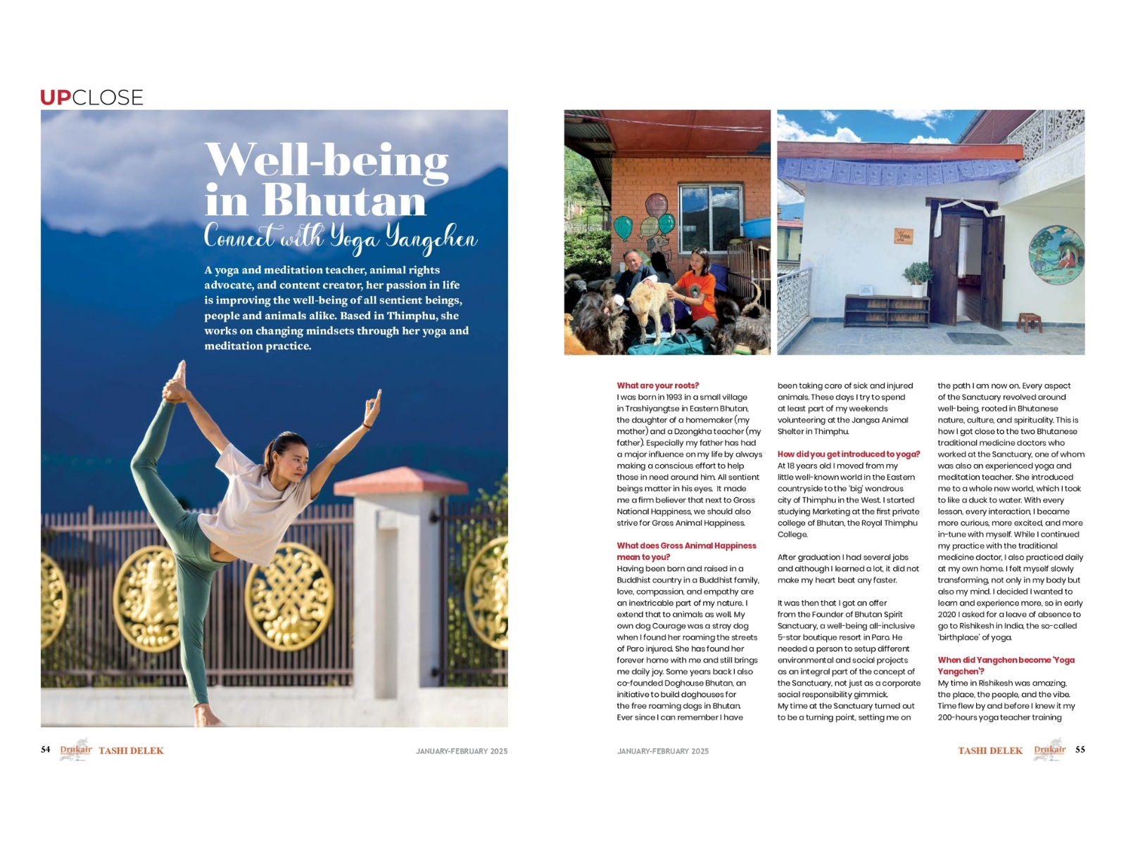 Tashi Delek magazine feature
